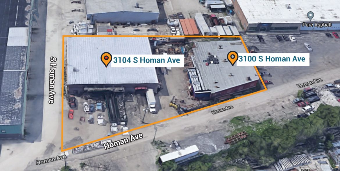 3100-3104 S Homan Ave, Chicago – Industrial Portfolio